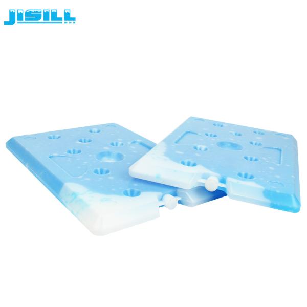 Blue PCM Coolant Flat HDPE Large Cooler Ice Packs Non Toxic - 25 Degrees For Food Frozen