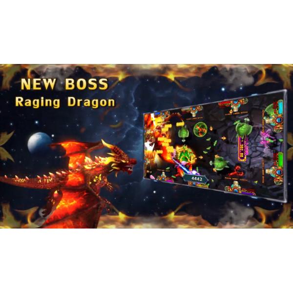 Ocean King 3 Plus Raging Fire Fish Hunter Game Machine With 4 Players Cabinet