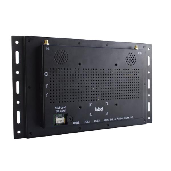 Metal Case Open Frame LCD Display WIFI LAN BT HD 4G Optional For Advertising Display