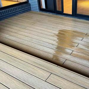 Wholesale Embossed WPC Composite Decking Board Panel Anti Slip Low Maintenance from china suppliers