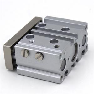 China Silver SMC MGPM12 Compact Guide Cylinder 10-300mm Stroke Aluminum Material on sale
