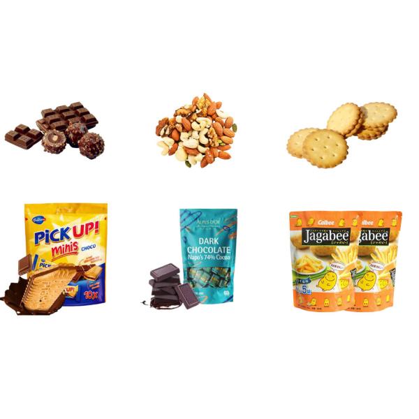 Zip Lock Premade Bag Packaging Machine For Beef Jerky Dried Meat