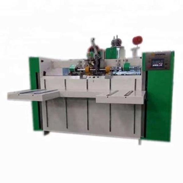 Quality Corrugated Carton Box Stitching Machiner Four Servo Manual for sale