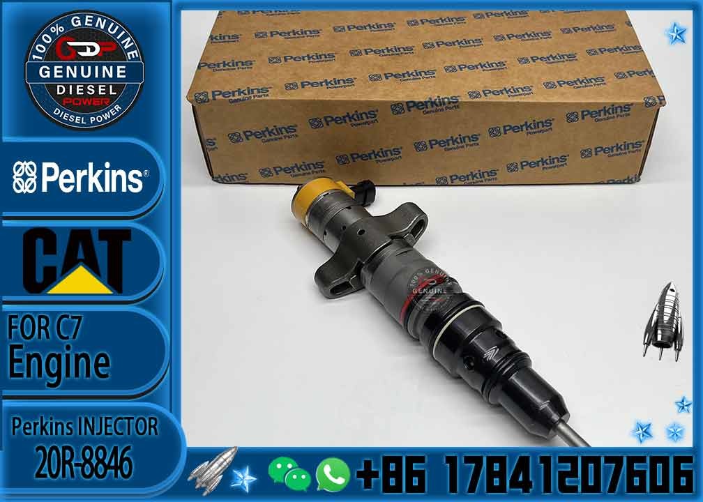 Excavator parts common rail injector 20R-8063 20R-8846 for CAT C9 engine 20R8063 20R8846