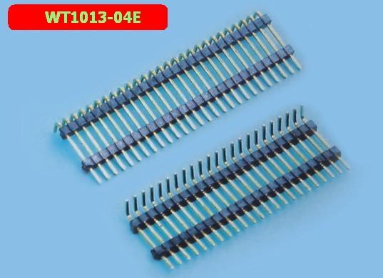 Quality 1.0mm 10 PIN Machine Pin Headers Plastic Bending Pin HEADER WT1013-04E for sale