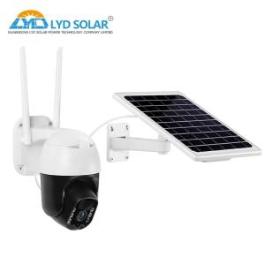 Security 4g Solar Cctv Camera Larm Input Output Audio