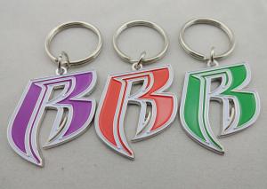 Zinc Alloy Die Casting Inner Cut Key Chain, Customized Key Chains with Nickel Plated