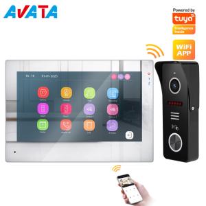 Wholesale Tuya Smart 7&quot; Ahd Mirror Effect Door Control System WiFi wireless video intercom doorbell from china suppliers
