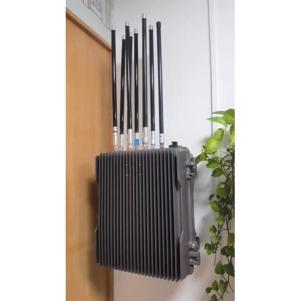 Outdoor Aluminium UAS FPV Radio Anti Drone Jammer Fixed Type