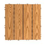 Balcony Wood Deck Tiles Embossed Custom Hardwood Deck Planks