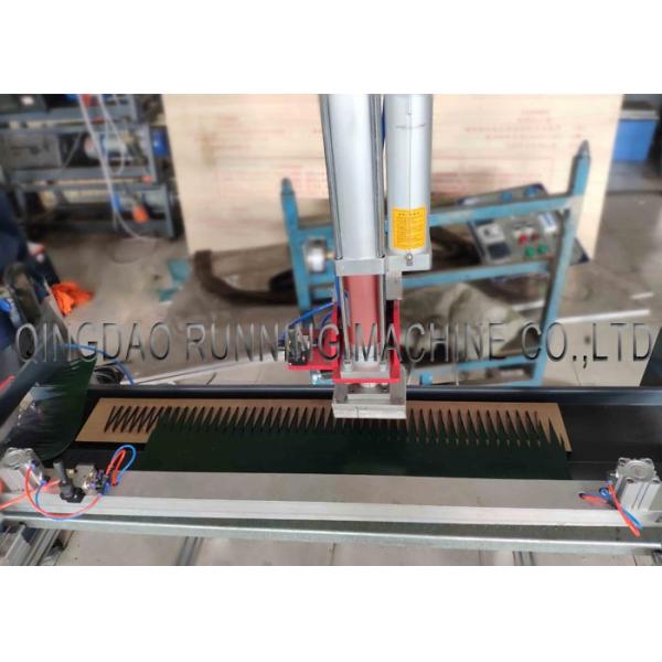 PVC PU Conveyor Belt Punching Machine Finger Shape Food Industry
