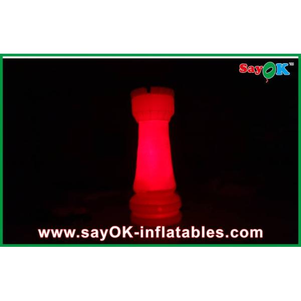 DIa 2m Inflatable Pillar Lighting Decoration With 16 Different Colors
