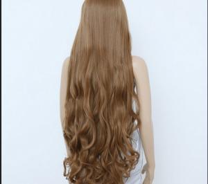 China Deep Curly Human Hair Wigs Medium Brown Color / unprocessed virgin human hair on sale