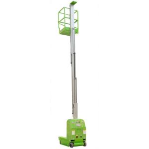 Wholesale 8m Working Height Vertical Lifting Platform , Single Mast Aerial Work Platform from china suppliers