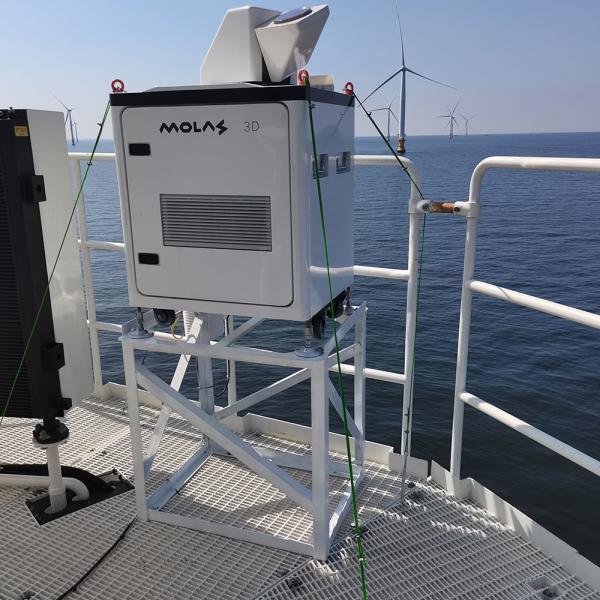 Quality 3D Scanning Doppler Wind Speed Lidar PPI RHI DBS LOS Programmed Scan Bankable for sale