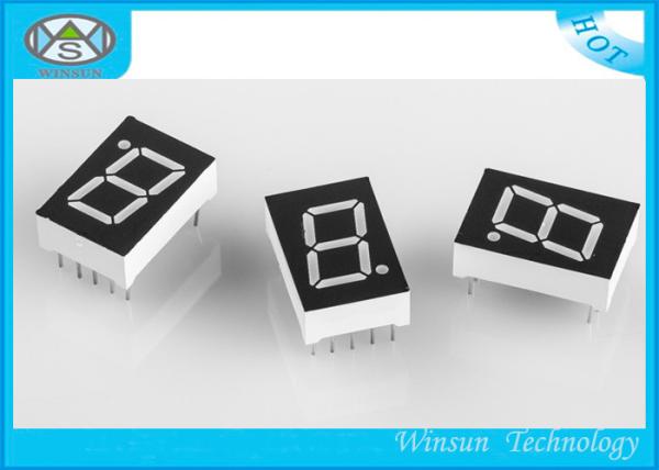Large 7 Segment Display For Multimedia Product , 0.5 Inch One Digit Numeric LED