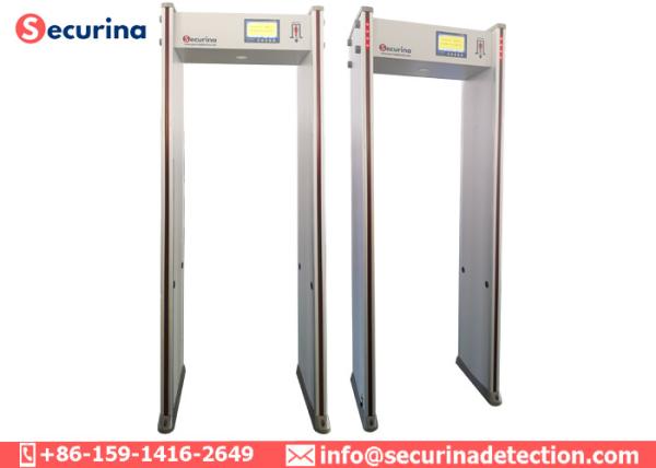 Quality 33 Pinpoint Zones Walk Through Security Detector Tamper Proof With Lock / Password for sale