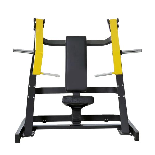 Medium Steel Loader Gym Equipment Plate Loaded Seated Incline Chest Press for Strength Training Exercise Function
