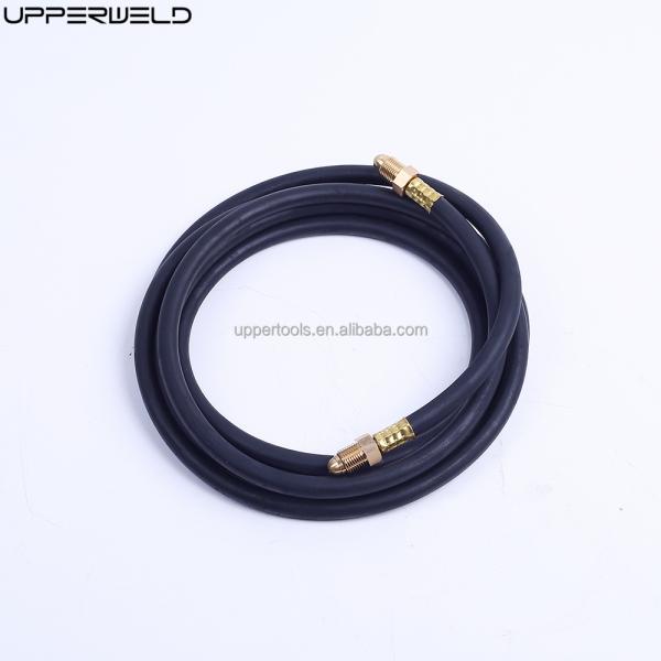 Welding Torch Rubber Gas Hose with Argon CO2 Flowmeter Regulator Length 12/25/50 Feet