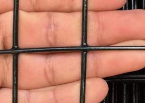 Wholesale Corrosion Resistant Square Hole Black Pvc Coated Wire Mesh Panel Customizable For Concrete from china suppliers