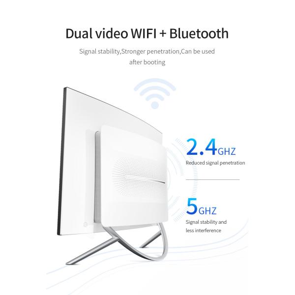 480g SSD 2.4GHz Curved Desktop Computer Flat Screen