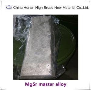 Wholesale GB Master Alloy Magnesium Strontium Master Alloy MgSr5 MgSr10 MgSr15 from china suppliers