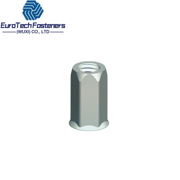 Quality 3/8" 5/8" 5/16"  M6 M8 Blind Rivet Nut Small Head Hexagon Rivet Nuts Hex Body Rivet Nut for sale
