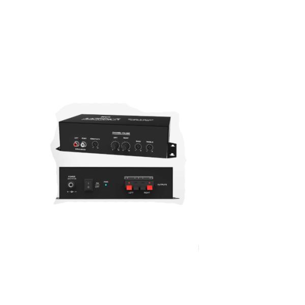 Top Rated 2 Channel Stereo Amplifier , 20W Class D Stereo Amplifier Metal Material