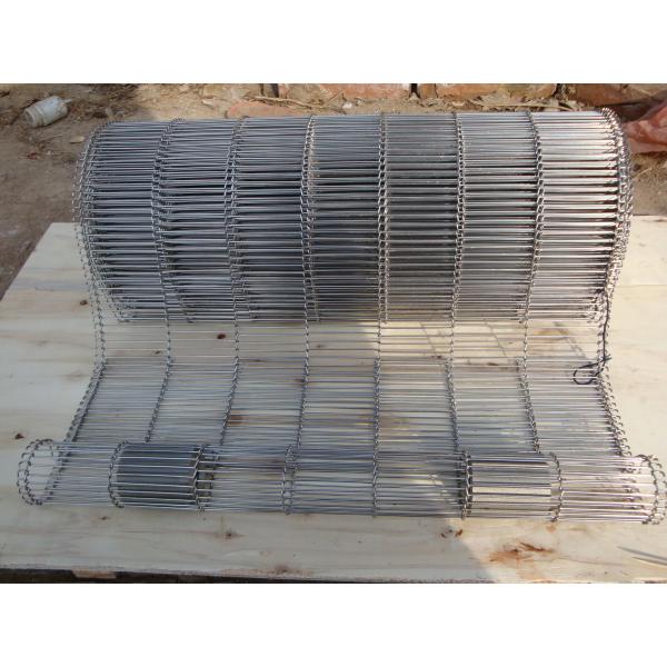 SS wire mesh belts metal ladder flat conveyor mesh belts for oven bakery indutrial