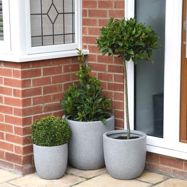 Stunning Garden With Our Durable Fiber Clay Planters D440*390MM