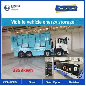 China CLF Lithium Battery LiFePO4 battery Energy Storage Cabinet Vehicle Mobile Energy Storage System 100kwh 200kwh on sale