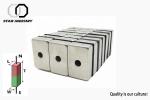 N42 Strong Countersunk Neodymium Magnets With Radial Magnetization