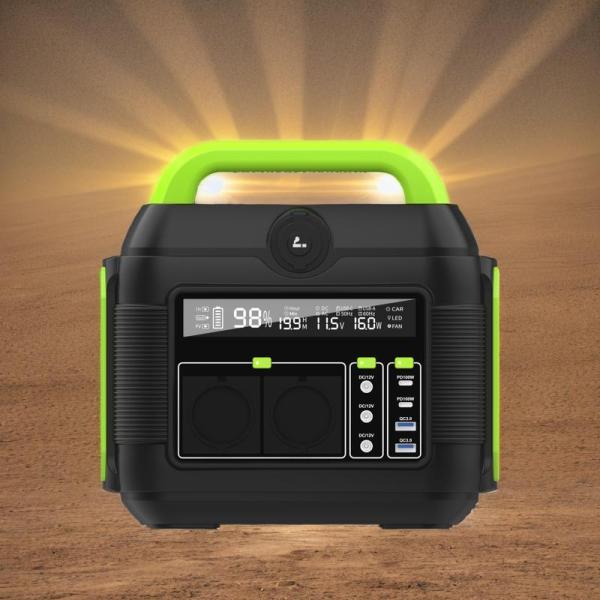 600W Portable Power Station 300W 500W 1200W 2200W for Camping Outdoor Work