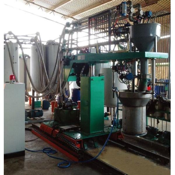 Semi Automatic Batch Foaming Machine , Polyurethane Sponge Mattress Foaming Machine