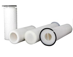 China Replacement GF / PP Pleated Filter Cartridge For Sea Water Desalination on sale