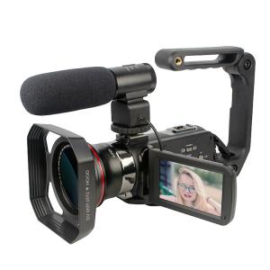 China 4K WIFI High Definition Digital Camcorder 3 Inch Touch Rotation LCD 30MP 1080P on sale