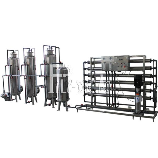 Sus304 Auto Operation Valve Drinking 4000lph Ro Water Treatment Machine