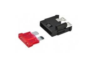 Standard PCB Mount Quick Insert Nylon Stackable Medium ATC ATO Auto Fuse Holder Block For Plug-in Automotive Fuse 1A-30A