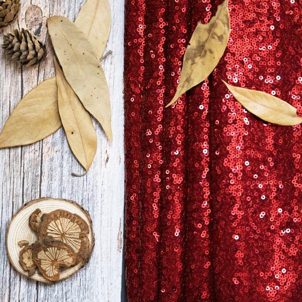 Multicolored Textile Sequin Fabric Polyester Satin Fabric With Shiny Sequin Fabric Dress for Whole Sale