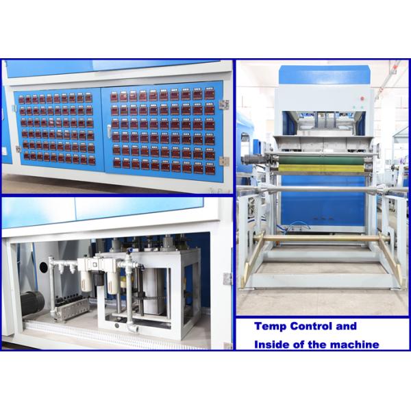 PET Plastic sheet Egg Containers Vacuum Thermoforming Machine , big forming area