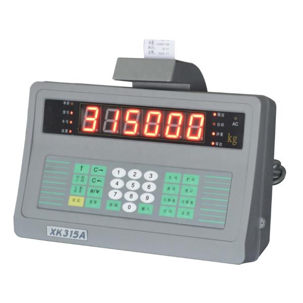 XK315A6 Weighbridge Indicators with Built-in Printer and RS232/RS485 Temperature Range of -25-55 C