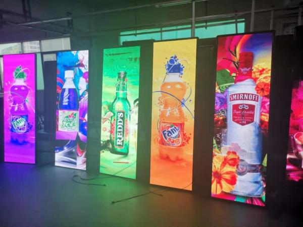Quality Smart Digital Advertising LED Poster Display Standing Magic P2.5 LED Screen for sale