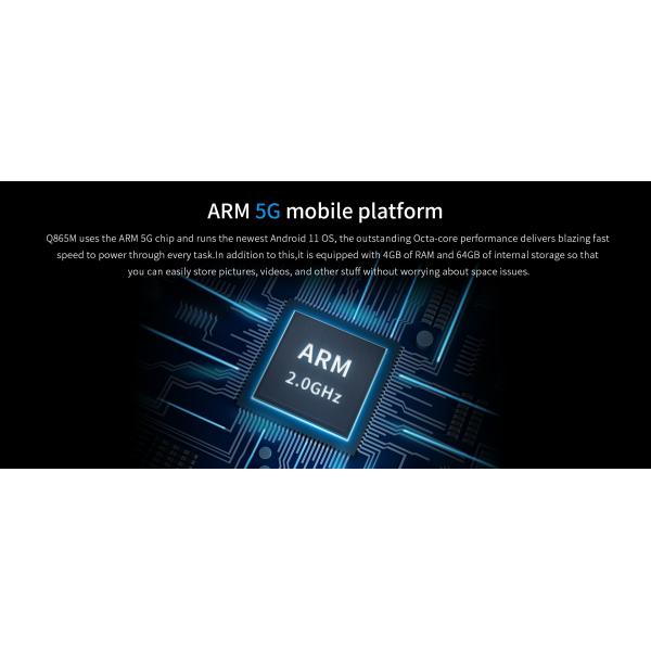 Private Mold 8 Inch Rugged Tablet with 5G LTE Long Battery Life Android 11 Octa Core NFC