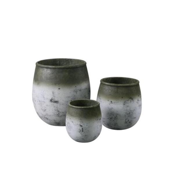 Durable Fiber Cement Flower Planters with Drainage