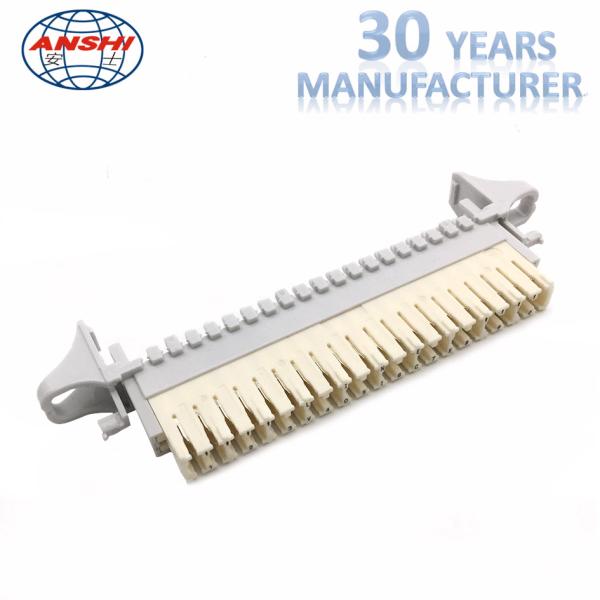 10 Pair Pouyet Type STG Disconnection Module PC Material 123.5 X 21.5 X 40.5mm