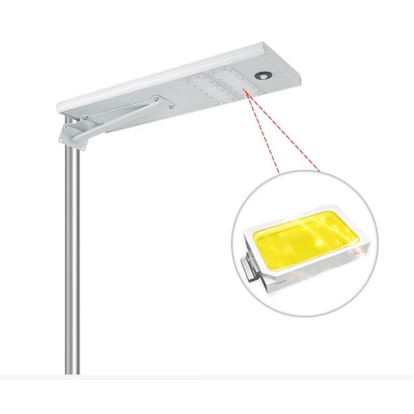 High Lumen Integrated Street Light School Countryside LED Light Source Aluminum Body