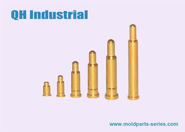 Quality 2 Rows 16 Pins Surface Mount Single Head Double Head Right Angle Spring Load Connector or Pogo Pin Connector for sale
