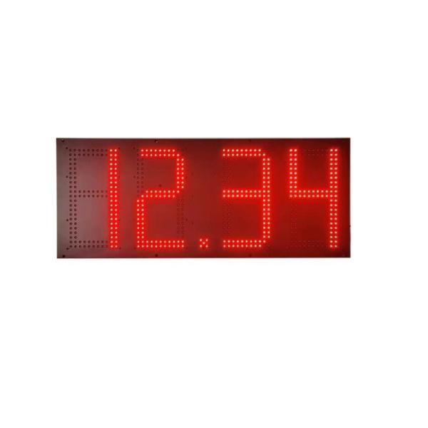 Quality OEM ODM LED Gas Price Sign Remote Control Water Resistant 4 Digit Display Module for sale