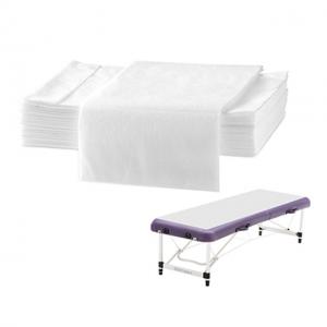 Wholesale White Disposable Elastic Fitted Bed Sheets Cover Massage Table Facial Chair Spa /disposable bed sheet for beauty salon from china suppliers