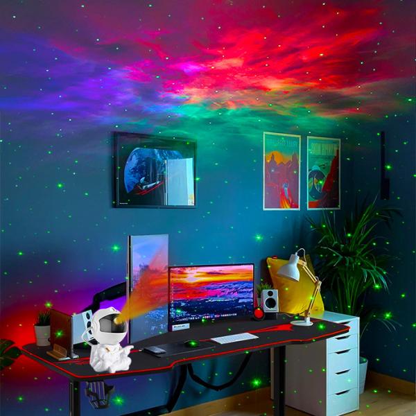 Remote Control Space Star Projector For Bedroom ABS PVC Material